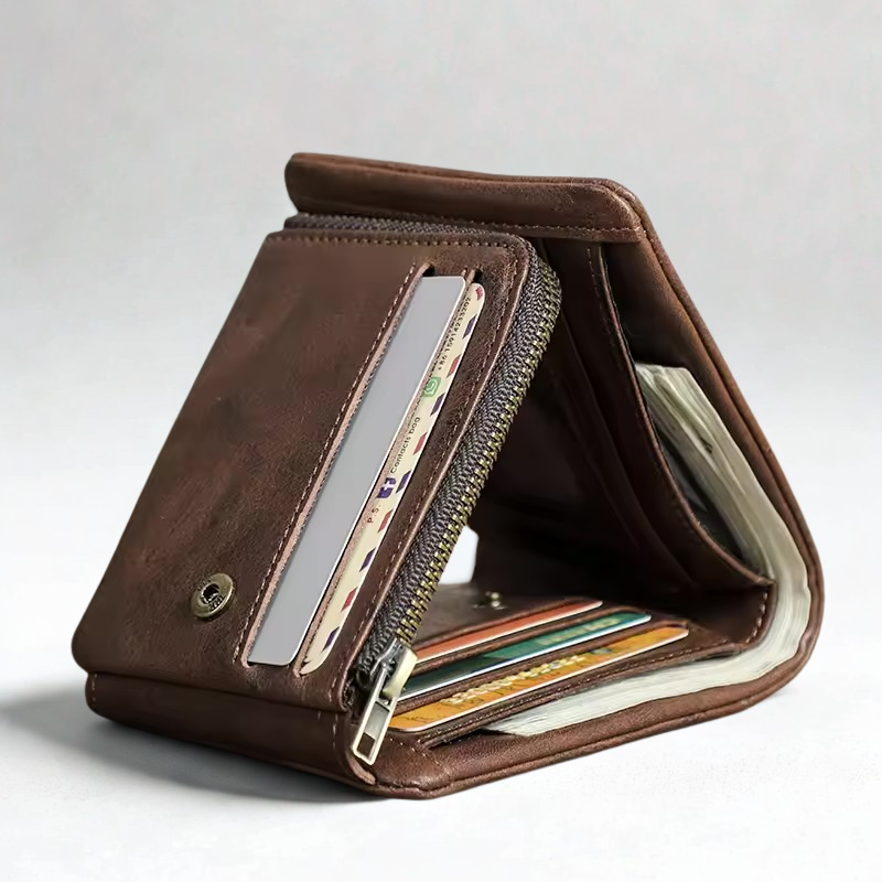 Old Genuine Leather Men Wallet